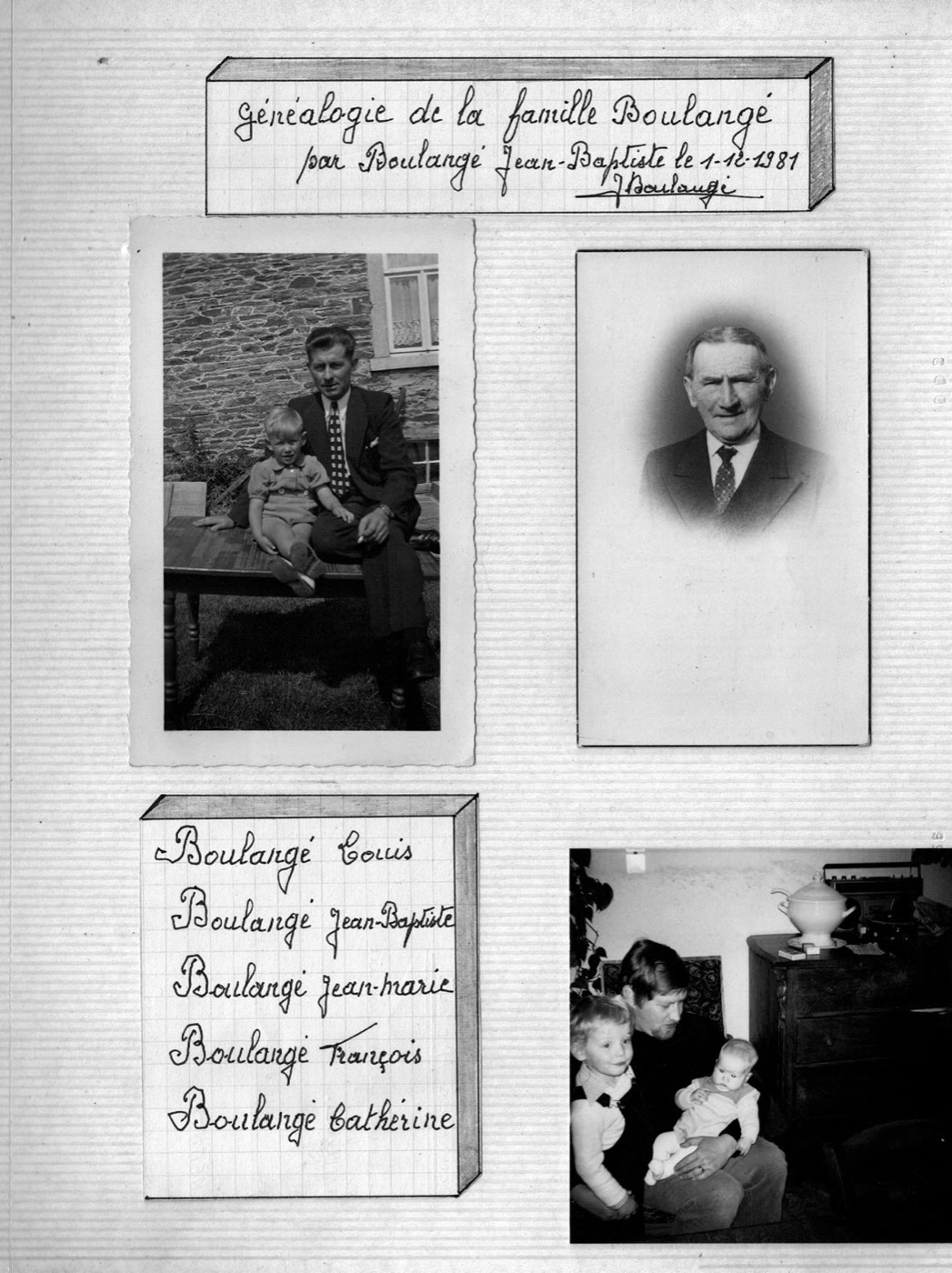 Arbre généalogique Boulangé — page 1