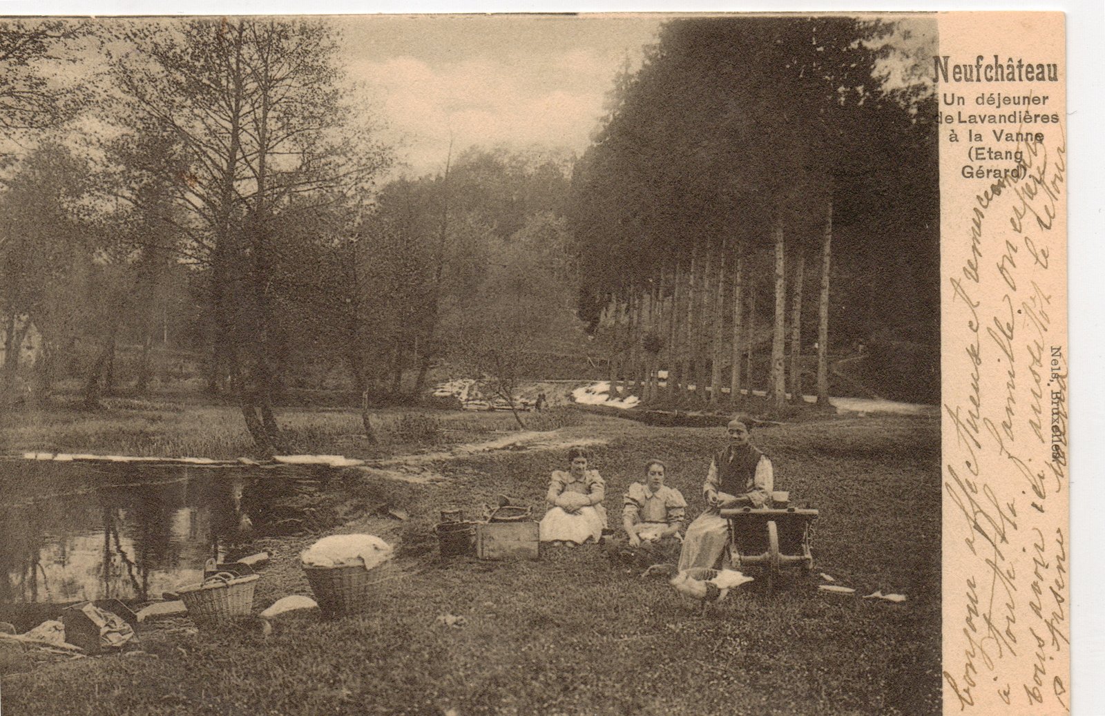 Neufchâteau — Déjeuner de lavandières, vers 1913