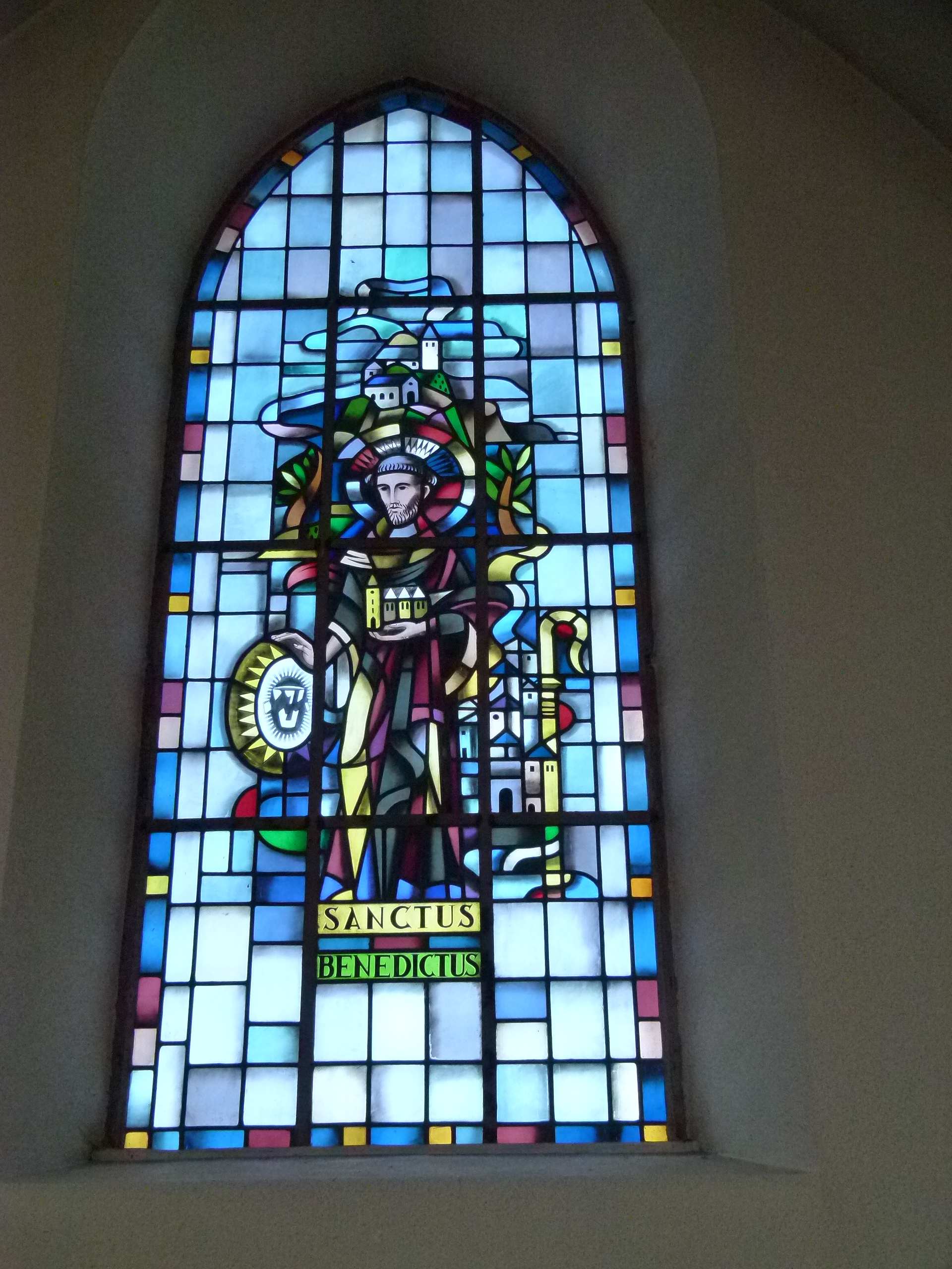 Vitrail Sanctus Benedictus
